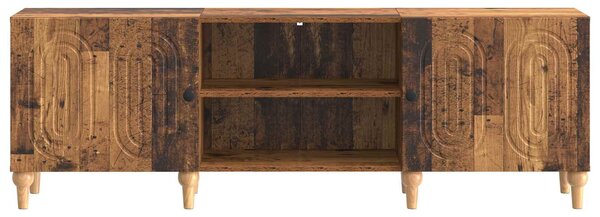 VidaXL TV szekrény öregített fa hatású 150 x 31 x 50 cm szerelt fa