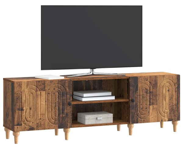 VidaXL TV szekrény öregített fa hatású 150 x 31 x 50 cm szerelt fa