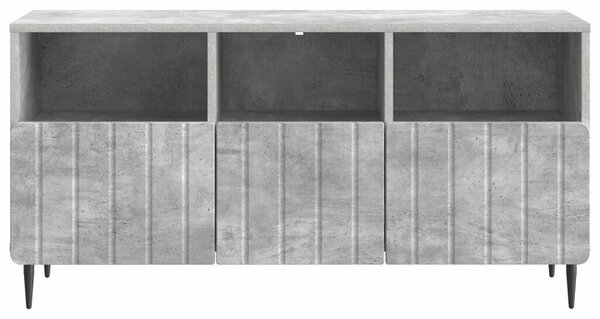 VidaXL Beton szürke TV szekrény 102 x 34,5 x 50 cm, feldolgozott fa
