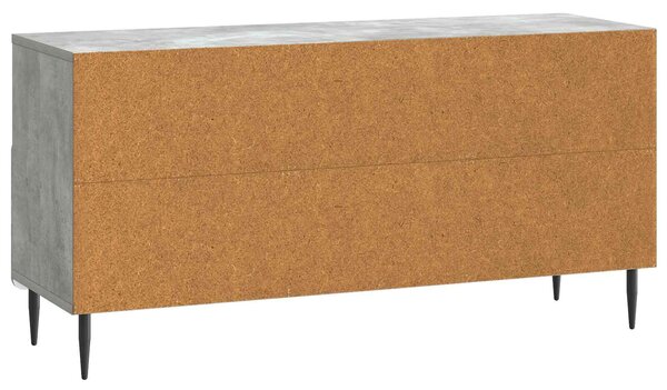 VidaXL Beton szürke TV szekrény 102 x 34,5 x 50 cm, feldolgozott fa