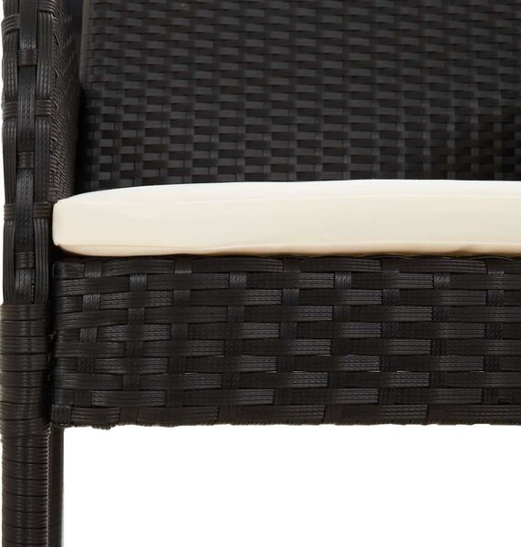 VidaXL Polyrattan Kerti Étkezőgarnitúra - 9 részes