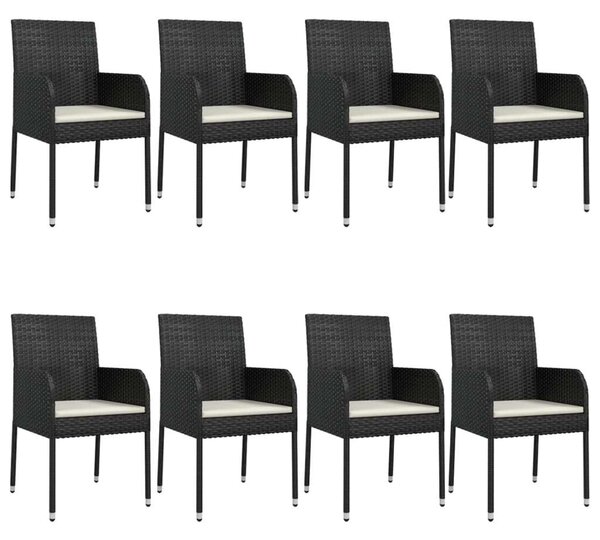 VidaXL Polyrattan Kerti Étkezőgarnitúra - 9 részes