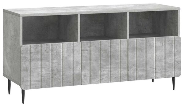 VidaXL Beton szürke TV szekrény 102 x 34,5 x 50 cm, feldolgozott fa