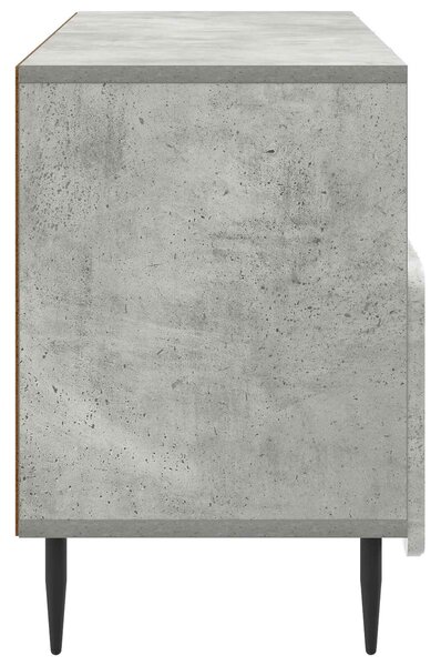 VidaXL Beton szürke TV szekrény 102 x 34,5 x 50 cm, feldolgozott fa