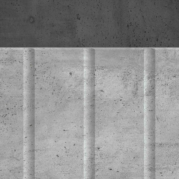 VidaXL Beton szürke TV szekrény 102 x 34,5 x 50 cm, feldolgozott fa