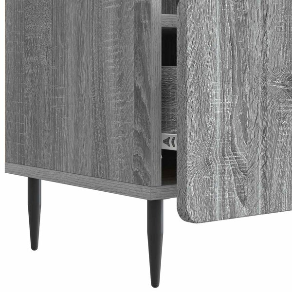 VidaXL TV szekrény Sonoma szürke 102 x 34,5 x 50 cm Feldolgozott fa