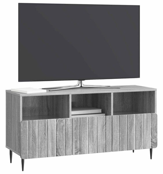VidaXL TV szekrény Sonoma szürke 102 x 34,5 x 50 cm Feldolgozott fa