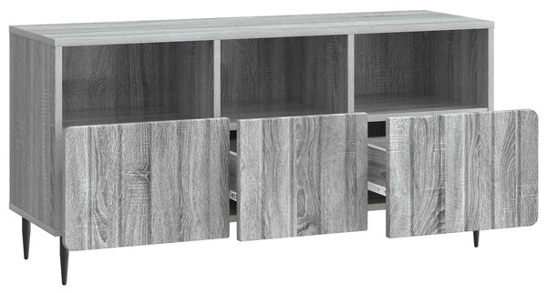 VidaXL TV szekrény Sonoma szürke 102 x 34,5 x 50 cm Feldolgozott fa
