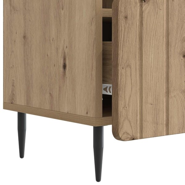 VidaXL TV szekrény, kézműves tölgy, 102 x 34,5 x 50 cm, szerelt fa