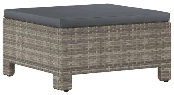 VidaXL Polyrattan Kerti Ülőgarnitúra - 8 részes - Szürke