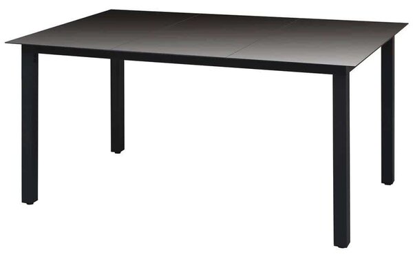VidaXL - 5 részes Kerti Étkezőgarnitúra - Polyrattan - Barna