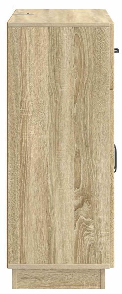 VidaXL Széf fiókkal Sonoma Tölgy 66 x 34,5 x 87 cm Szerelt Fa
