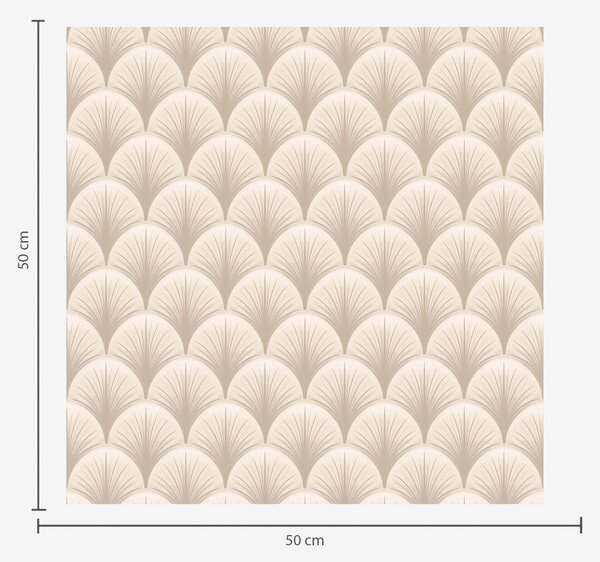 Tapéta Beige rajongói ívek finom sugarakkal világos háttér előtt, Tapétá unikális, a00978 : Uwalls.hu