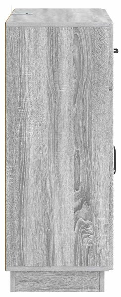 VidaXL Széf fiókkal Szürke Sonoma 66 x 34,5 x 87 cm Szerelt Fa
