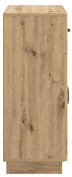 VidaXL Széf Kézműves Tölgy 66 x 34,5 x 87 cm Szerelt Fa