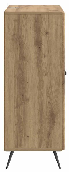 VidaXL Széf Kézműves Tölgy 66 x 34,5 x 90 cm Szerelt Fa