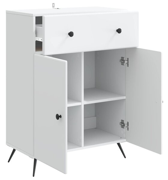 VidaXL Széf Fehér 66 x 34,5 x 90 cm Szerelt Fa