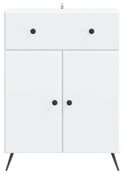 VidaXL Széf Fehér 66 x 34,5 x 90 cm Szerelt Fa