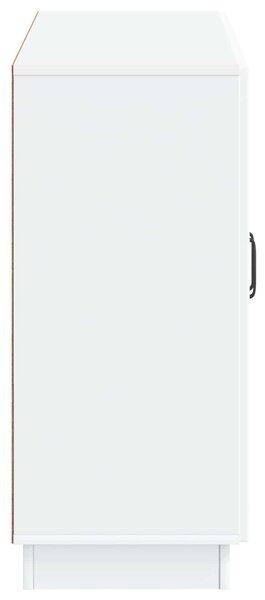 VidaXL Széf Fehér 89 x 34,5 x 77 cm Szerelt Fa