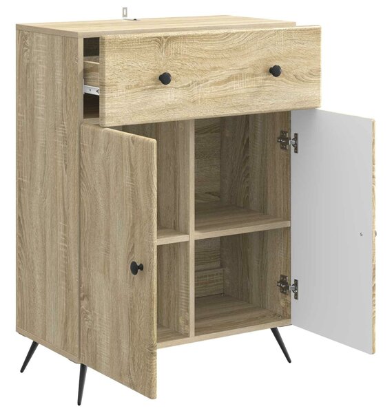 VidaXL Széf Sonoma Tölgy 66 x 34,5 x 90 cm Szerelt Fa