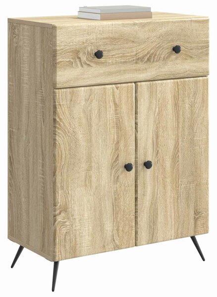 VidaXL Széf Sonoma Tölgy 66 x 34,5 x 90 cm Szerelt Fa