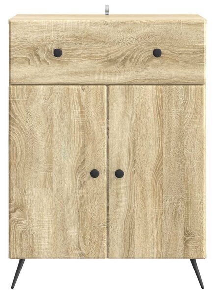 VidaXL Széf Sonoma Tölgy 66 x 34,5 x 90 cm Szerelt Fa