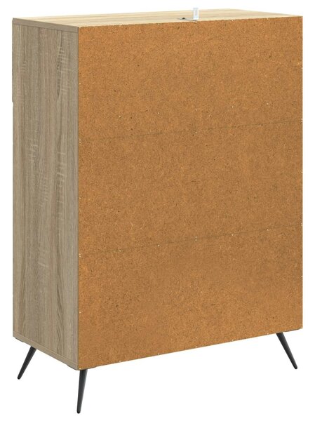 VidaXL Széf Sonoma Tölgy 66 x 34,5 x 90 cm Szerelt Fa