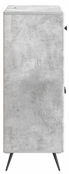 VidaXL Széf Betonszürke 66 x 34,5 x 90 cm Szerelt Fa
