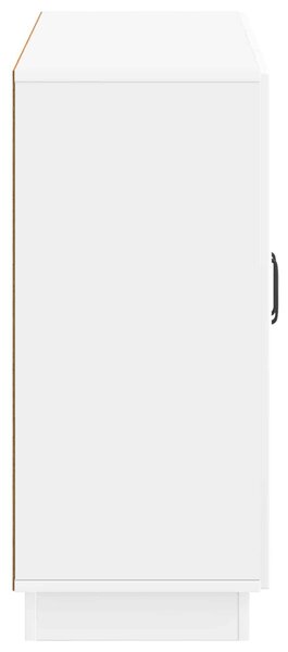 VidaXL Széf Magasfényű Fehér 89 x 34,5 x 77 cm Szerelt Fa