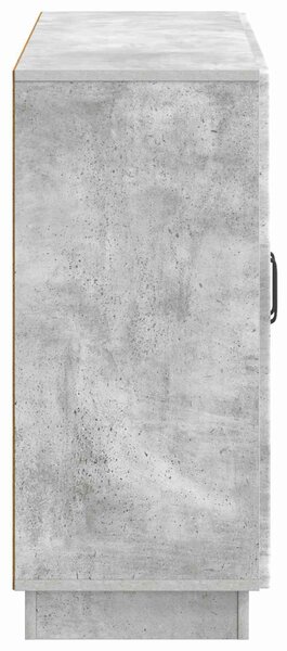 VidaXL Széf Betonszürke 89 x 34,5 x 77 cm Szerelt Fa