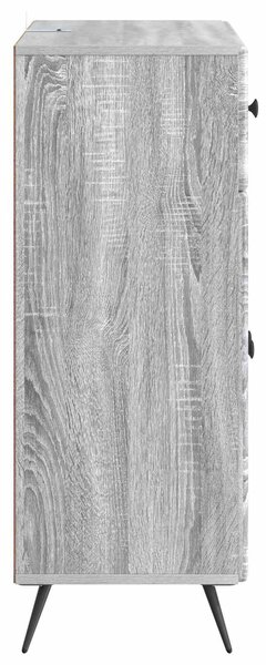VidaXL Széf Szürke Sonoma 66 x 34,5 x 90 cm Szerelt Fa