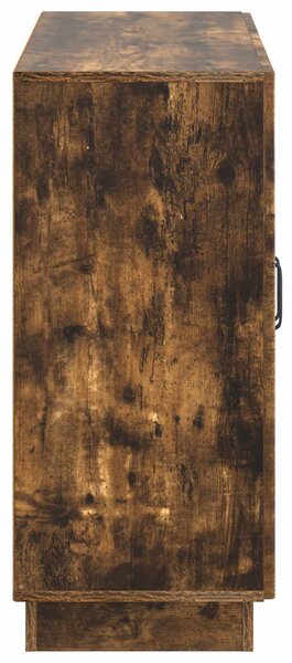 VidaXL Széf Füstös Tölgy 89 x 34,5 x 77 cm Szerelt Fa
