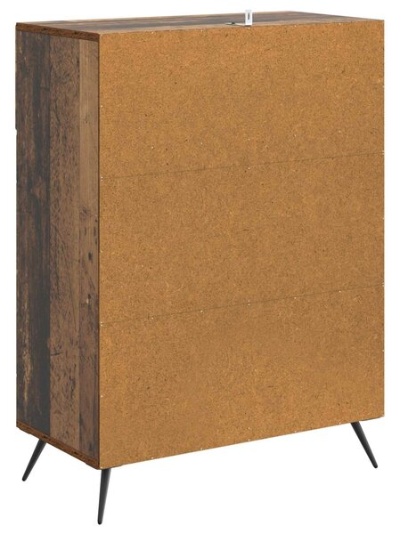 VidaXL Széf Antik Fa 66 x 34,5 x 90 cm Szerelt Fa