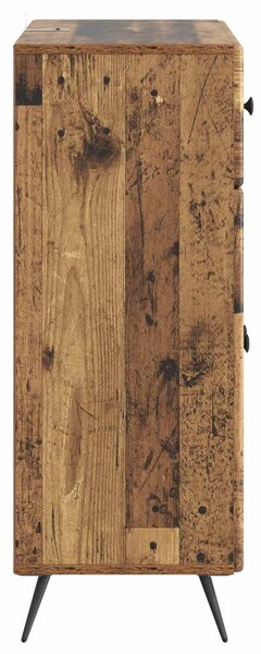 VidaXL Széf Antik Fa 66 x 34,5 x 90 cm Szerelt Fa