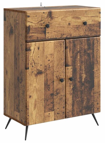 VidaXL Széf Antik Fa 66 x 34,5 x 90 cm Szerelt Fa