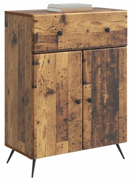 VidaXL Széf Antik Fa 66 x 34,5 x 90 cm Szerelt Fa