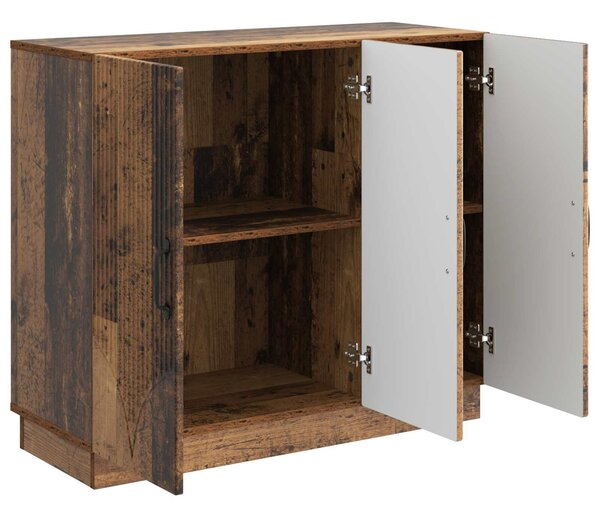 VidaXL Széf Antik Fa 89 x 34,5 x 77 cm Szerelt Fa