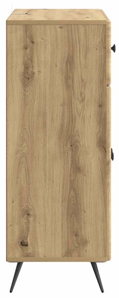 VidaXL Széf Kézműves Tölgy 66 x 34,5 x 90 cm Szerelt Fa