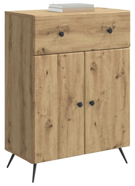 VidaXL Széf Kézműves Tölgy 66 x 34,5 x 90 cm Szerelt Fa
