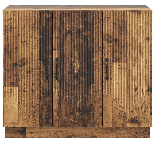 VidaXL Széf Antik Fa 89 x 34,5 x 77 cm Szerelt Fa