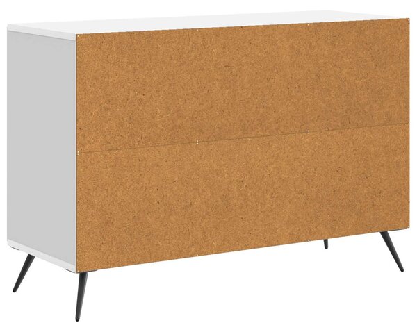 VidaXL Széf Fehér 89 x 34,5 x 60 cm Szerelt Fa