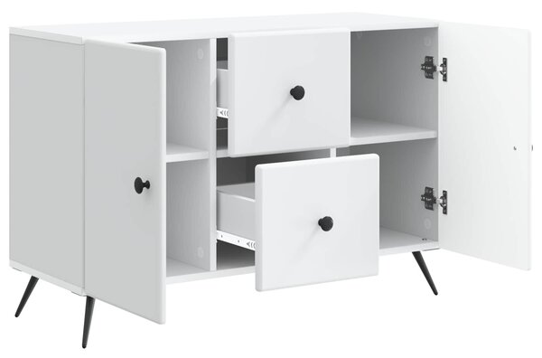 VidaXL Széf Fehér 89 x 34,5 x 60 cm Szerelt Fa
