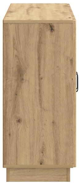 VidaXL Széf Kézműves Tölgy 89 x 34,5 x 77 cm Szerelt Fa