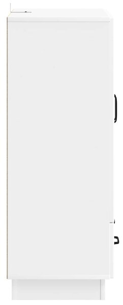 VidaXL Széf Fehér 66 x 34,5 x 92 cm Szerelt Fa