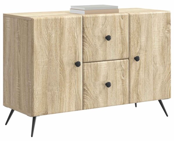 VidaXL Széf fiókkal Sonoma Tölgy 89 x 34,5 x 60 cm Szerelt Fa