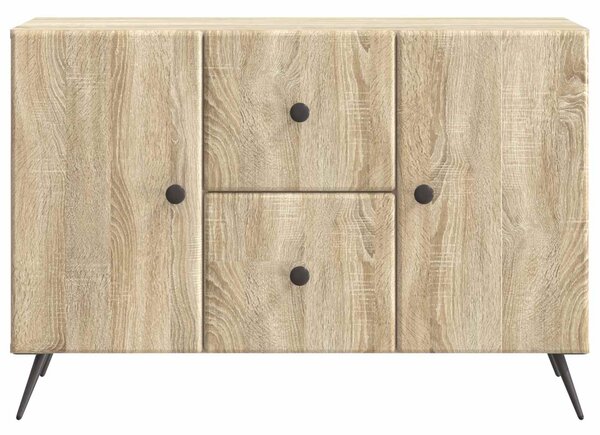 VidaXL Széf fiókkal Sonoma Tölgy 89 x 34,5 x 60 cm Szerelt Fa