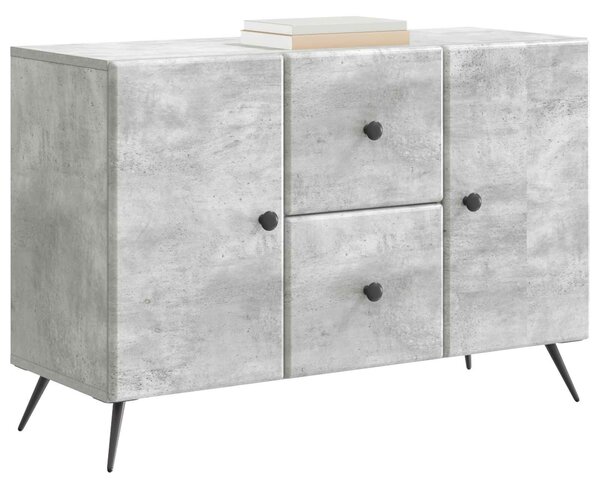 VidaXL Széf Betonszürke 89 x 34,5 x 60 cm Szerelt Fa