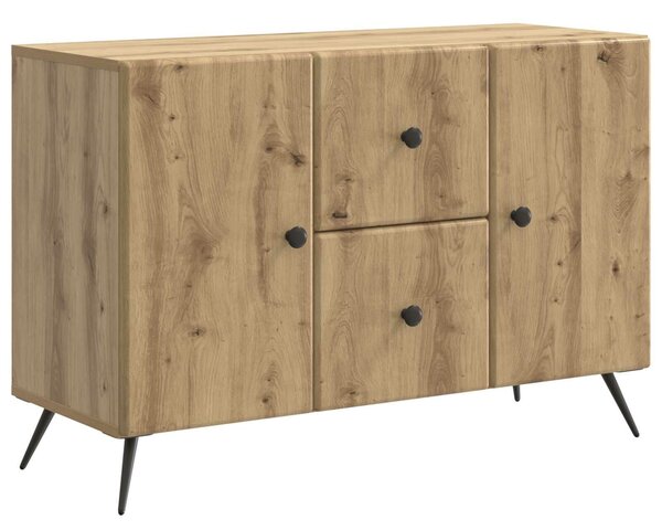 VidaXL Széf Kézműves Tölgy 89 x 34,5 x 60 cm Szerelt Fa
