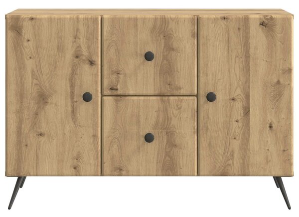 VidaXL Széf Kézműves Tölgy 89 x 34,5 x 60 cm Szerelt Fa