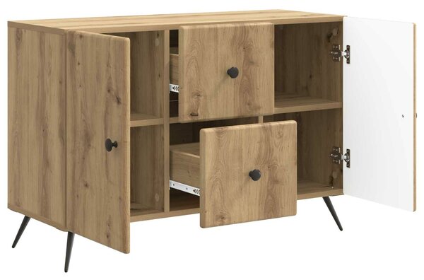 VidaXL Széf Kézműves Tölgy 89 x 34,5 x 60 cm Szerelt Fa